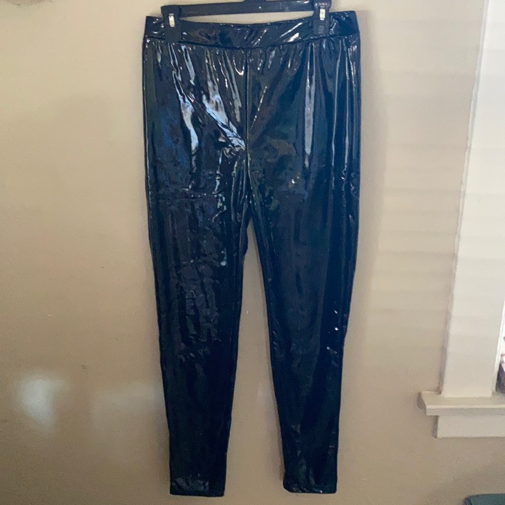 SHEIN leather pants
